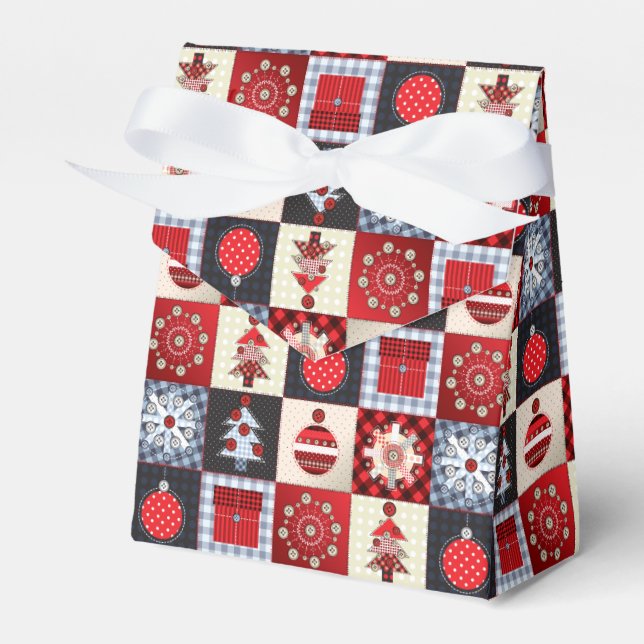 Alt modischer Weihnachtskittel Geschenkschachtel (Vorderseite)