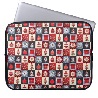 Alt modischer Weihnachtskittel Laptopschutzhülle