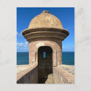 Alt San Juan Puerto Rico Historic Fort Travel Postkarte