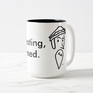Alt, Stillstehen, verbessert Zweifarbige Tasse