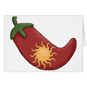 Alt! Sun füllte roten Chili-Pfeffer an - löschen
