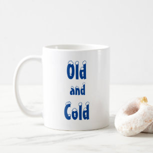 Alt und kalt kaffeetasse