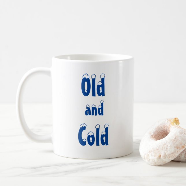 Alt und kalt kaffeetasse (Mit Donut)