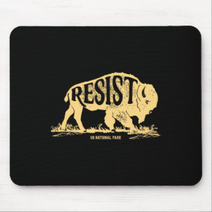 Alt Us National Park Resist Service T Shirt Bison Mousepad