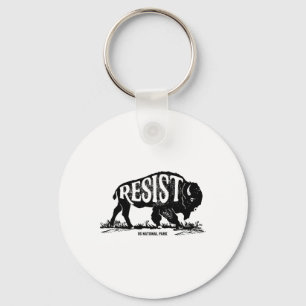 Alt Us National Park Resist Service T Shirt Bison Schlüsselanhänger