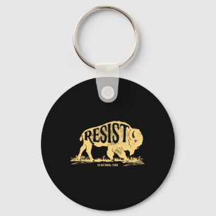 Alt Us National Park Resist Service T Shirt Bison Schlüsselanhänger