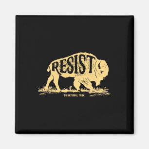 Alt Us Nationalpark Widerstands-Service-T-Shirt Bi Magnet