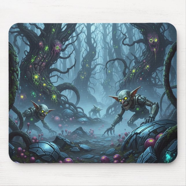 Alt Vibe Sci-Fi Goblins Gaming Mat Mousepad (Vorne)