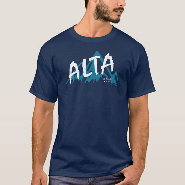 Alta Utah Mountains T-Shirt (Vorderseite)