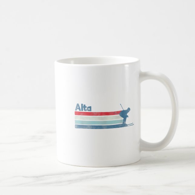 Alta Utah Retro Ski Kaffeetasse (Rechts)