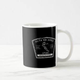 Alta Utah Schneeski Kaffeetasse