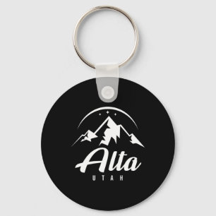 Alta Utah Ski Resort Skifahren Snowboarden Schlüsselanhänger
