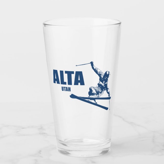 Alta Utah Skier Glas (Vorderseite)