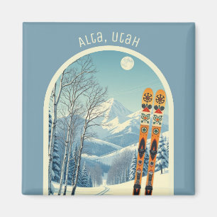 Alta Utah Skigebiet Skiurlaub Magnet