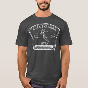 Alta Utah Snow Skiing T-Shirt