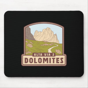 Alta Via 2 – Dolomiten - Italien  Mousepad
