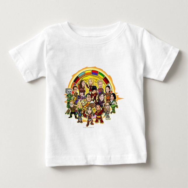 Altador-Cup-Mitarbeitergruppe Baby T-shirt (Vorderseite)