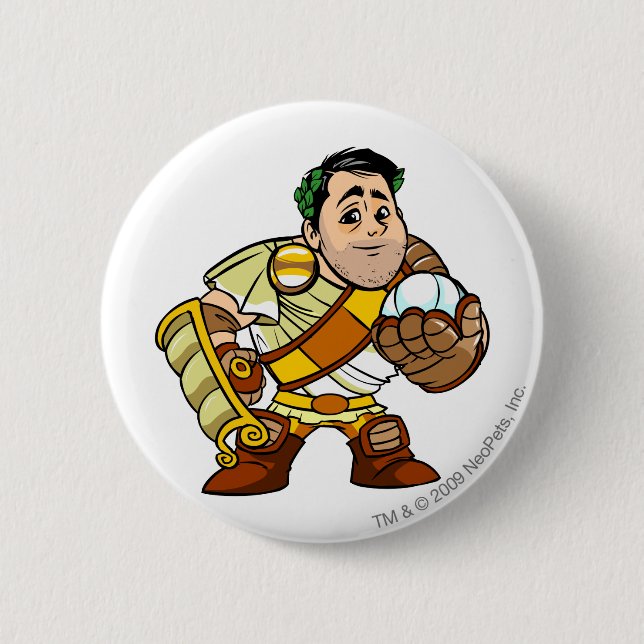 Altador Personal EL Picklesaur Spieler Button (Vorderseite)