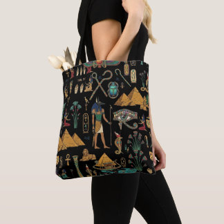 Altägyptische Hieroglyphen und Pharaonisch Tasche