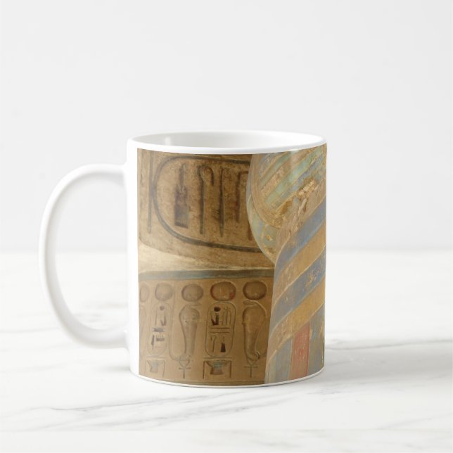 Altägyptischer Tempel Kaffeetasse (Links)