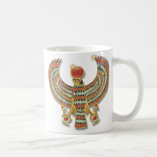 Altägyptisches Falken-Brustschmuck Kaffeetasse