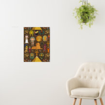 Altägyptisches Hieroglyphen-Mustersymbol