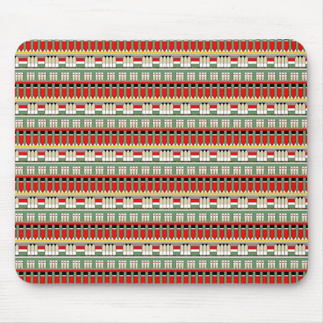 Altägyptisches Muster 01 Mousepad (Vorne)