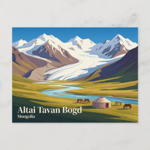 Altai Tawan Bogd Nationalpark Mongolei Postkarte