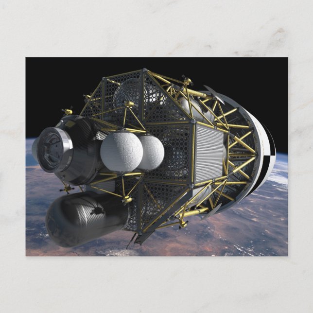 Altair Lunar Landungsfahrzeug Postkarte (Vorderseite)