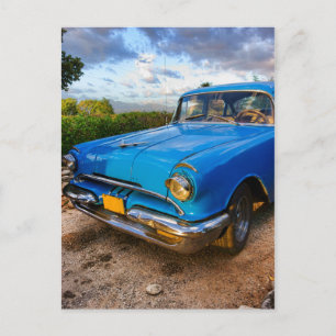 Altamerikanisches Klassikfahrzeug in Trinidad, Kub Postkarte
