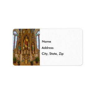 Altar bei St Peter Address Labels Adressaufkleber