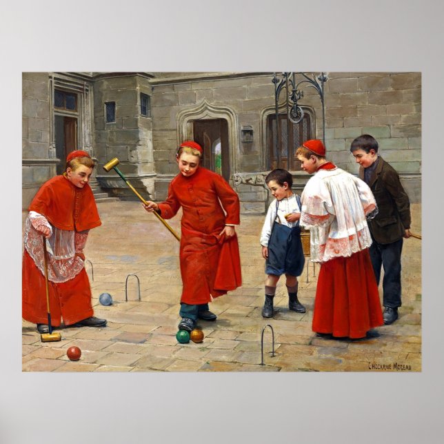 Altar Boys ~ Croquet ~Paul Chocarne-Moreau Poster (Vorne)
