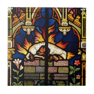 Altar des Lamm-Tile Fliese