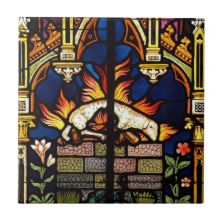 Altar des Lamm-Tile Fliese