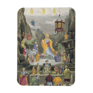 Altar-Stück im "YUN Stzoo Stzee" Tempel, tönen Magnet