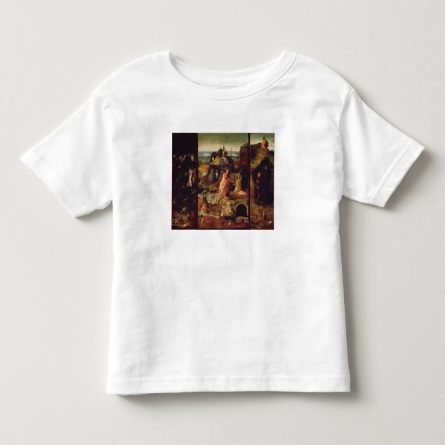 Altarpiece der Einsiedler (Öl auf Platte) Kleinkind T-shirt (Vorderseite)