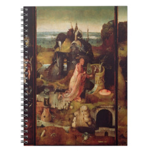 Altarpiece der Einsiedler (Öl auf Platte) Notizblock