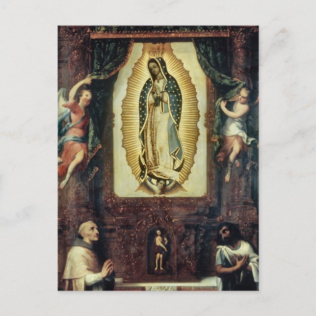 Altarpiece der Jungfrau Guadalupe von Cabrera Postkarte (Vorderseite)