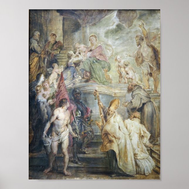 Altarpiece der Kirche Poster (Vorne)