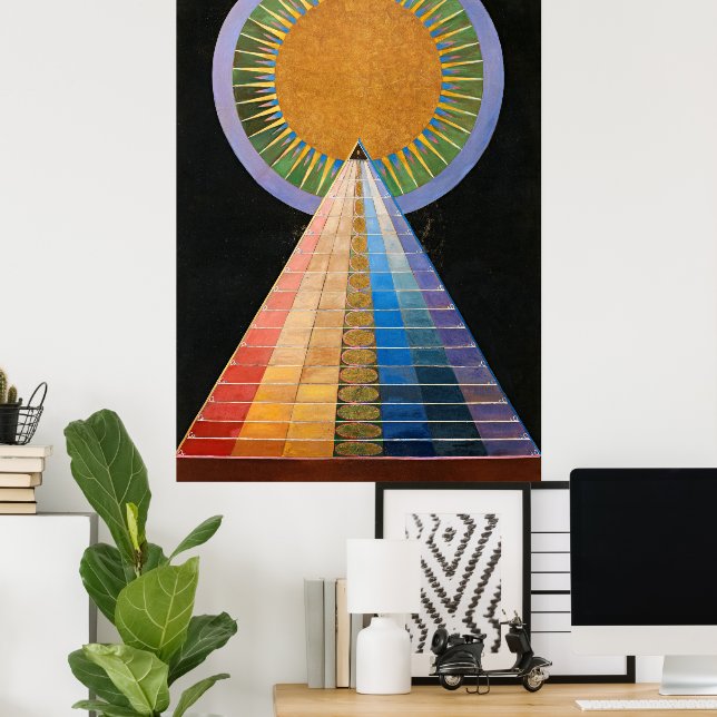 Altarpiece, Gruppe X, Nr. 1 von Hilma af Klint Poster (Heimbüro)