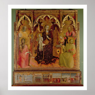 Altarpiece Madonnas des Schnees, c.1430-32 ( Poster