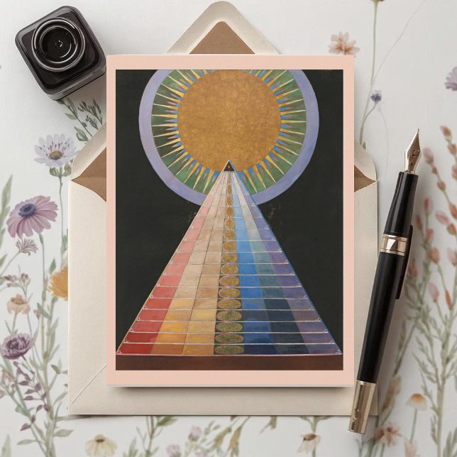 Altarpiece No 1,Group X Altarpieces,Hilma af Klint Postkarte (Von Creator hochgeladen)