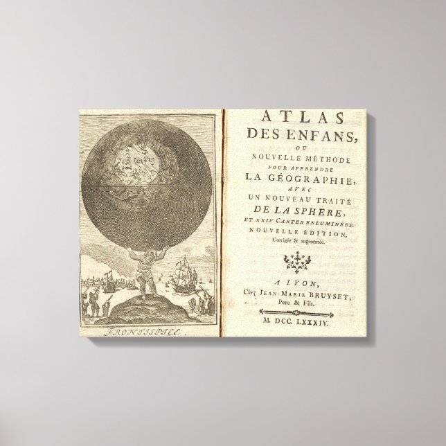 Altas Leinwanddruck (Vorderseite)