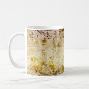 Altbeschädigter Wanduntergrund abstrakt, altert, a Kaffeetasse