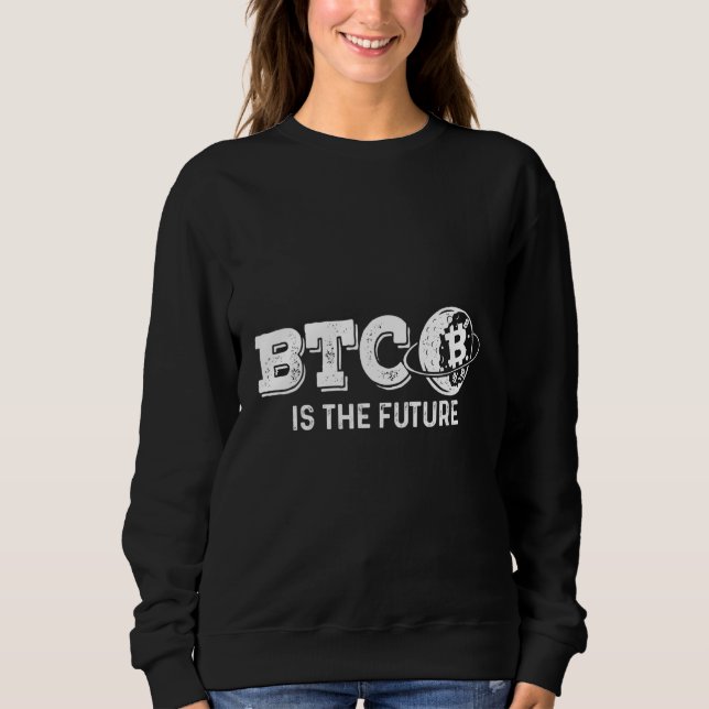 Altcoin Crypto BTC Currency Blockchain ETH Mining  Sweatshirt (Vorderseite)