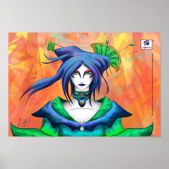 AltDelta : Blue Geisha Poster (Vorne)