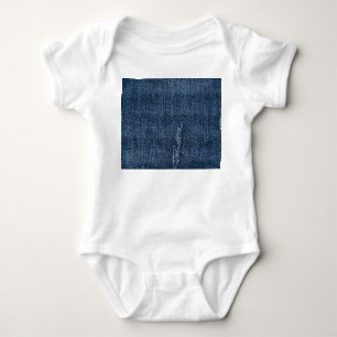 Alte abgerissene Denim: Jeans Textur. Baby Strampler