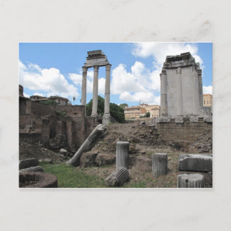 Alte Agora-Tempelruinen Postkarte