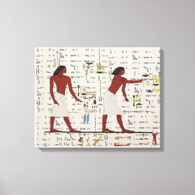 Alte Ägypter Leinwanddruck (Vorderseite)