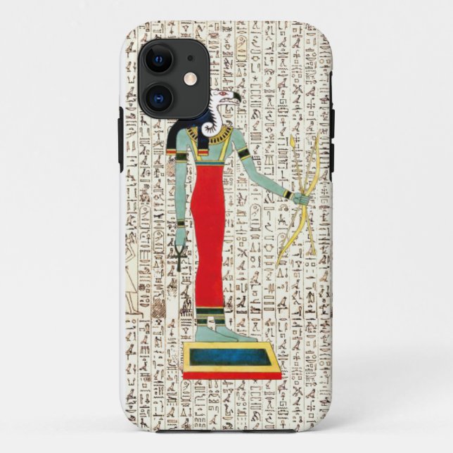 Alte ägyptische Gott Geb Hieroglyphics Design Case-Mate iPhone Hülle (Rückseite)